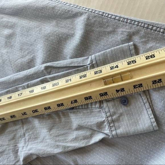 American Rag Slim Fit Bottom Down Light Blue Shirt Men Size XXL - Picture 15 of 16